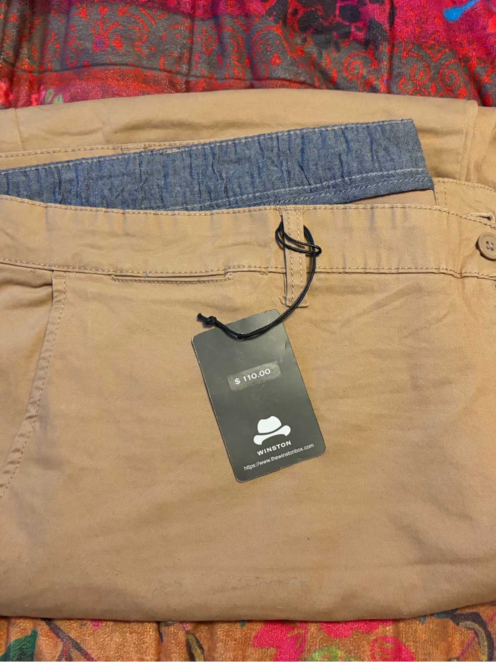 Winston Men's Khaki Chino Pants - Tan